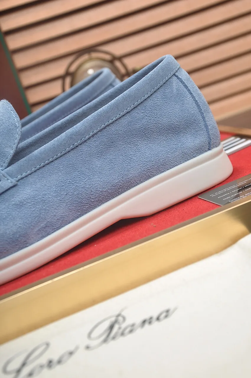 Men's shoes 💰400💶[𝐥𝐨𝐫𝐨 𝐏𝐢𝐚𝐧𝐚] [Couple model] High-end quality, affordable price, LP classic loafers, Italian treasure brand, the only brand that can match Hermès! Only after wearing it do we know that we can’t live up to our feet. Women’s code: 35-40 (customized sizes 34, 41, 42 are non-returnable) Men’s code: 38-44 (customized 45, 46, 47, 48 are non-refundable) Fabric: Customized imported cashmere Lining: Customized imported fetal cowhide Foot: Imported benzene-dyed calfskin Outsole: Exclusive original glass rubber outsole